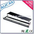 Venda por atacado fábrica de china preço baixo systimax cat6 painel de remendo de 24 portas / utp rj45 painel de remendo 1U / painel de remendo da montagem da cremalheira